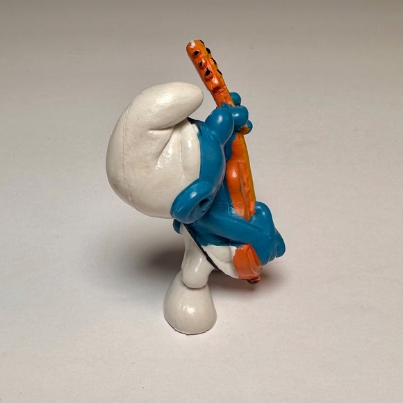 🎸 Vintage Smurf Guitar Player Figurine – Peyo – W. Germany - Picture 2 of 8